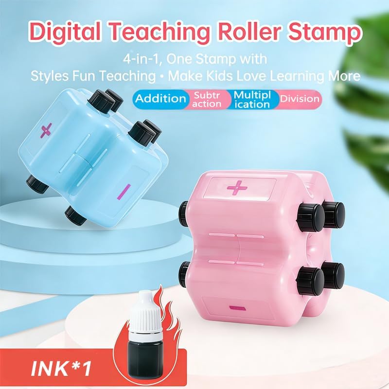 Math Roller Stamp: Making Learning Playful